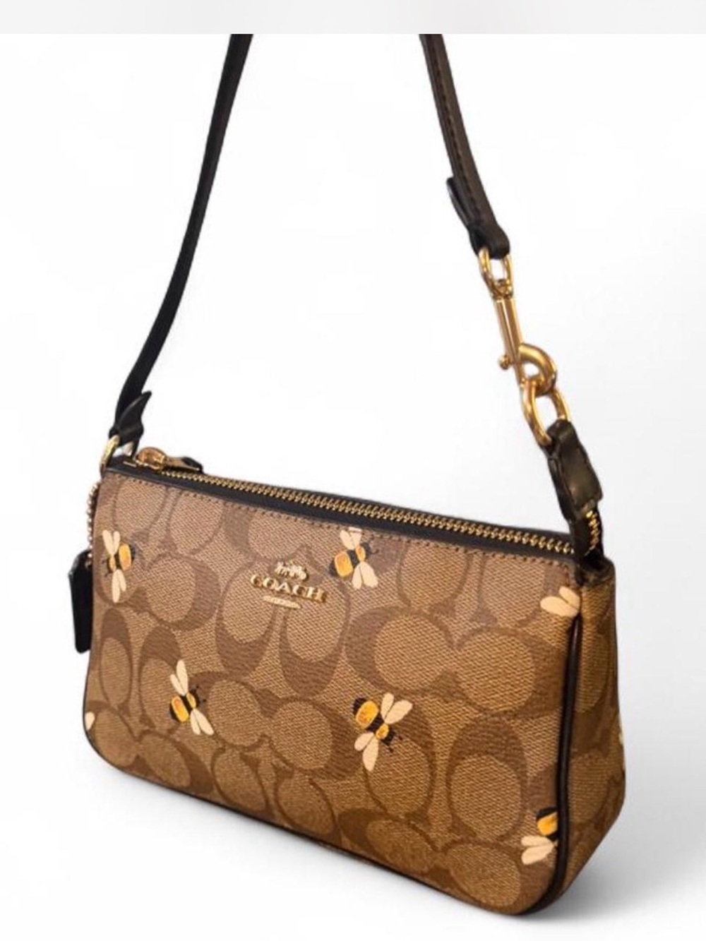 Coach Nolita 19 in Signature Canvas with Bee Print (Style No. C8673)